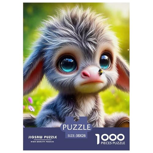 Kleiner Esel 1000 Teile Klassische Puzzle Tier Für Erwachsene Und Kinder, Teile Passen Perfekt Zusammen, Geschicklichkeitsspiel, Perfekt Für Spieleabende, Pädagogisches 38x26cm/1000pcs Kleiner Esel 1000 Teile Klassische Puzzle Tier Für Erwachsene Und Kinder, Teile Passen Perfekt Zusammen, Geschicklichkeitsspiel, Perfekt Für Spieleabende, Pädagogisches 38x26cm/1000pcs von QIAVXZIP