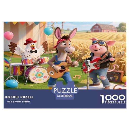 Kleiner Esel 1000 Teile Klassische Puzzle Tier Für Erwachsene Und Kinder, Teile Passen Perfekt Zusammen, Geschicklichkeitsspiel, Perfekt Für Spieleabende, Pädagogisches 38x26cm/1000pcs Kleiner Esel 1000 Teile Klassische Puzzle Tier Für Erwachsene Und Kinder, Teile Passen Perfekt Zusammen, Geschicklichkeitsspiel, Perfekt Für Spieleabende, Pädagogisches 38x26cm/1000pcs von QIAVXZIP
