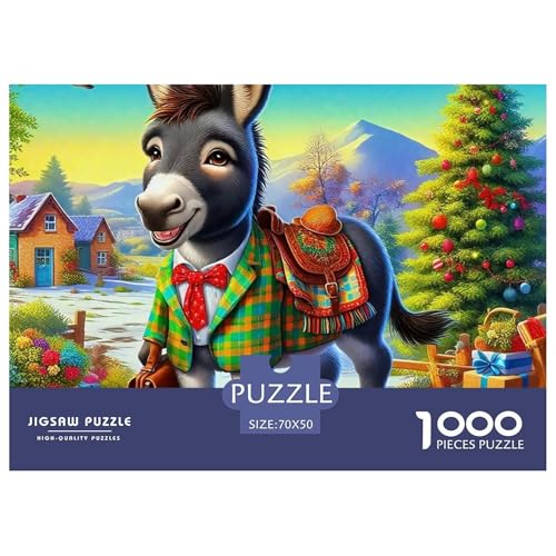 Kleiner Esel 1000 Teile Klassische Puzzle Tier Für Erwachsene Und Kinder, Teile Passen Perfekt Zusammen, Geschicklichkeitsspiel, Perfekt Für Spieleabende, Stressabbau-Spielzeug 70x50cm/1000pcs Kleiner Esel 1000 Teile Klassische Puzzle Tier Für Erwachsene Und Kinder, Teile Passen Perfekt Zusammen, Geschicklichkeitsspiel, Perfekt Für Spieleabende, Stressabbau-Spielzeug 70x50cm/1000pcs von QIAVXZIP