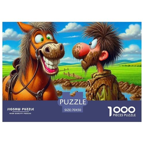 Kleiner Esel 1000 Teile Schwieriges Großes Puzzle Tier Für Die Ganze Familie, Teile Passen Perfekt Zusammen, Geschicklichkeitsspiel, Perfekt Für Spieleabende, Pädagogisches 70x50cm/1000pcs Kleiner Esel 1000 Teile Schwieriges Großes Puzzle Tier Für Die Ganze Familie, Teile Passen Perfekt Zusammen, Geschicklichkeitsspiel, Perfekt Für Spieleabende, Pädagogisches 70x50cm/1000pcs von QIAVXZIP