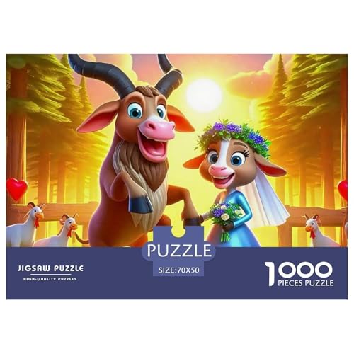 Kleiner Esel 1000 Teile Schwieriges Großes Puzzle Tier Für Die Ganze Familie, Teile Passen Perfekt Zusammen, Geschicklichkeitsspiel, Premium Quality, Pädagogisches 70x50cm/1000pcs Kleiner Esel 1000 Teile Schwieriges Großes Puzzle Tier Für Die Ganze Familie, Teile Passen Perfekt Zusammen, Geschicklichkeitsspiel, Premium Quality, Pädagogisches 70x50cm/1000pcs von QIAVXZIP