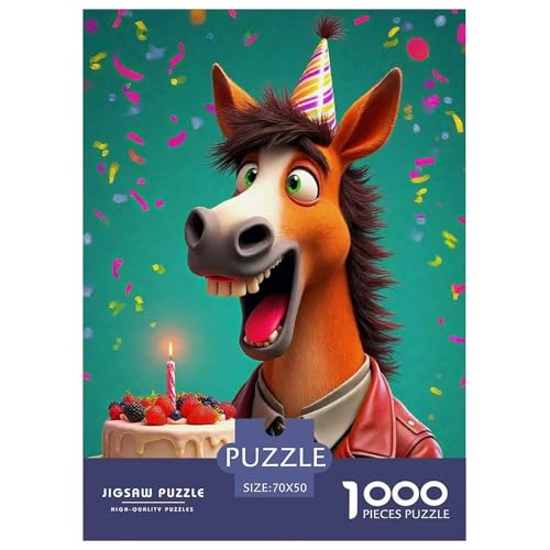 Kleiner Esel 1000 Teile Schwieriges Großes Puzzle Tier Für Erwachsene Und Kinder, Teile Passen Perfekt Zusammen, Geschicklichkeitsspiel, Perfekt Für Spieleabende, Pädagogisches 70x50cm/1000pcs Kleiner Esel 1000 Teile Schwieriges Großes Puzzle Tier Für Erwachsene Und Kinder, Teile Passen Perfekt Zusammen, Geschicklichkeitsspiel, Perfekt Für Spieleabende, Pädagogisches 70x50cm/1000pcs von QIAVXZIP