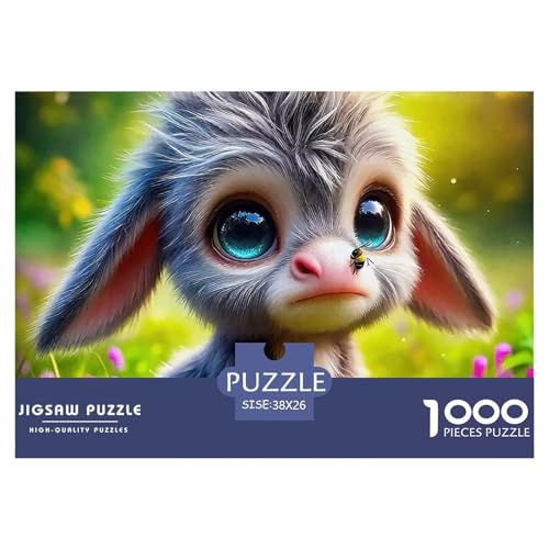 Kleiner Esel 1000 Teile Unmöglich Puzzles Tier Für Erwachsene, Familien, Teile Passen Perfekt Zusammen, Geschicklichkeitsspiel, Perfekt Für Spieleabende, Pädagogisches 38x26cm/1000pcs Kleiner Esel 1000 Teile Unmöglich Puzzles Tier Für Erwachsene, Familien, Teile Passen Perfekt Zusammen, Geschicklichkeitsspiel, Perfekt Für Spieleabende, Pädagogisches 38x26cm/1000pcs von QIAVXZIP