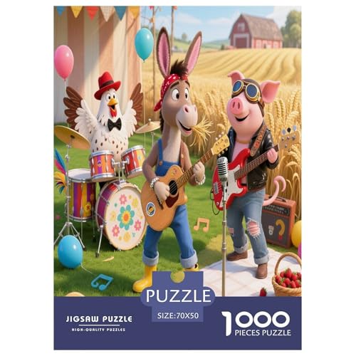 Kleiner Esel 1000 Teile Unmöglich Puzzles Tier Für Erwachsene, Familien, Teile Passen Perfekt Zusammen, Geschicklichkeitsspiel, Perfekt Für Spieleabende, Pädagogisches 70x50cm/1000pcs Kleiner Esel 1000 Teile Unmöglich Puzzles Tier Für Erwachsene, Familien, Teile Passen Perfekt Zusammen, Geschicklichkeitsspiel, Perfekt Für Spieleabende, Pädagogisches 70x50cm/1000pcs von QIAVXZIP