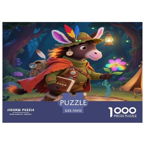 Kleiner Esel 1000 Teile Unmöglich Puzzles Tier Für Erwachsene, Familien, Teile Passen Perfekt Zusammen, Geschicklichkeitsspiel, Perfekt Für Spieleabende, Stressabbau-Spielzeug 70x50cm/1000pcs Kleiner Esel 1000 Teile Unmöglich Puzzles Tier Für Erwachsene, Familien, Teile Passen Perfekt Zusammen, Geschicklichkeitsspiel, Perfekt Für Spieleabende, Stressabbau-Spielzeug 70x50cm/1000pcs von QIAVXZIP