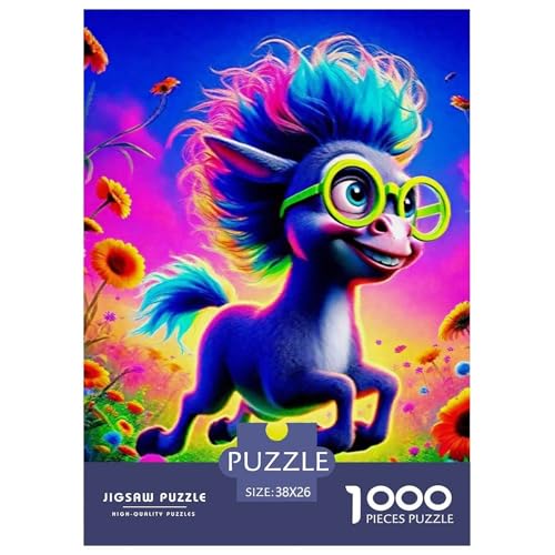 Kleiner Esel 1000 Teile Unmöglich Puzzles Tier Für Erwachsene, Familien, Teile Passen Perfekt Zusammen, Geschicklichkeitsspiel, Premium Quality, Stressabbau-Spielzeug 38x26cm/1000pcs Kleiner Esel 1000 Teile Unmöglich Puzzles Tier Für Erwachsene, Familien, Teile Passen Perfekt Zusammen, Geschicklichkeitsspiel, Premium Quality, Stressabbau-Spielzeug 38x26cm/1000pcs von QIAVXZIP