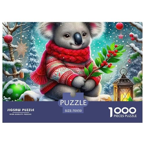 Koala 1000 Teile Unmöglich Puzzles Tier Ab 14 Jahren, Teile Passen Perfekt Zusammen, Geschicklichkeitsspiel, Perfekt Für Spieleabende, Pädagogisches 70x50cm/1000pcs Koala 1000 Teile Unmöglich Puzzles Tier Ab 14 Jahren, Teile Passen Perfekt Zusammen, Geschicklichkeitsspiel, Perfekt Für Spieleabende, Pädagogisches 70x50cm/1000pcs von QIAVXZIP