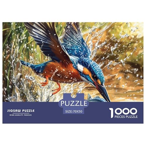Königfischer 1000 Teile Unmöglich Puzzles Ab 14 Jahren, Teile Passen Perfekt Zusammen, Geschicklichkeitsspiel, Perfekt Für Spieleabende, Pädagogisches 70x50cm/1000pcs Königfischer 1000 Teile Unmöglich Puzzles Ab 14 Jahren, Teile Passen Perfekt Zusammen, Geschicklichkeitsspiel, Perfekt Für Spieleabende, Pädagogisches 70x50cm/1000pcs von QIAVXZIP