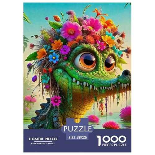 Krokodil 1000 Teile Klassische Puzzle Tier Ab 14 Jahren, Teile Passen Perfekt Zusammen, Geschicklichkeitsspiel, Perfekt Für Spieleabende, Pädagogisches 38x26cm/1000pcs Krokodil 1000 Teile Klassische Puzzle Tier Ab 14 Jahren, Teile Passen Perfekt Zusammen, Geschicklichkeitsspiel, Perfekt Für Spieleabende, Pädagogisches 38x26cm/1000pcs von QIAVXZIP
