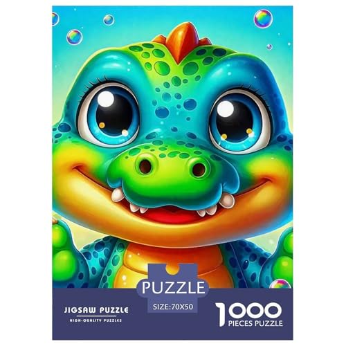 Krokodil 1000 Teile Klassische Puzzle Tier Ab 14 Jahren, Teile Passen Perfekt Zusammen, Geschicklichkeitsspiel, Premium Quality, Pädagogisches 70x50cm/1000pcs Krokodil 1000 Teile Klassische Puzzle Tier Ab 14 Jahren, Teile Passen Perfekt Zusammen, Geschicklichkeitsspiel, Premium Quality, Pädagogisches 70x50cm/1000pcs von QIAVXZIP