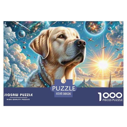 Labrador Retriever 1000 Teile Klassische Puzzle, Teile Passen Perfekt Zusammen, Geschicklichkeitsspiel, Perfekt Für Spieleabende, Stressabbau-Spielzeug 38x26cm/1000pcs Labrador Retriever 1000 Teile Klassische Puzzle, Teile Passen Perfekt Zusammen, Geschicklichkeitsspiel, Perfekt Für Spieleabende, Stressabbau-Spielzeug 38x26cm/1000pcs von QIAVXZIP