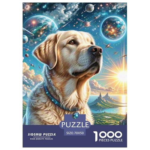 Labrador Retriever 1000 Teile Unmöglich Puzzles, Teile Passen Perfekt Zusammen, Geschicklichkeitsspiel, Perfekt Für Spieleabende, Stressabbau-Spielzeug 70x50cm/1000pcs Labrador Retriever 1000 Teile Unmöglich Puzzles, Teile Passen Perfekt Zusammen, Geschicklichkeitsspiel, Perfekt Für Spieleabende, Stressabbau-Spielzeug 70x50cm/1000pcs von QIAVXZIP