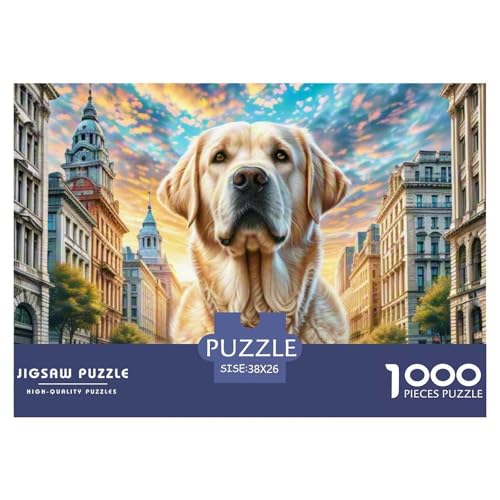 Labrador Retriever 1000 Teile Unmöglich Puzzles, Teile Passen Perfekt Zusammen, Geschicklichkeitsspiel, Premium Quality, Stressabbau-Spielzeug 38x26cm/1000pcs Labrador Retriever 1000 Teile Unmöglich Puzzles, Teile Passen Perfekt Zusammen, Geschicklichkeitsspiel, Premium Quality, Stressabbau-Spielzeug 38x26cm/1000pcs von QIAVXZIP
