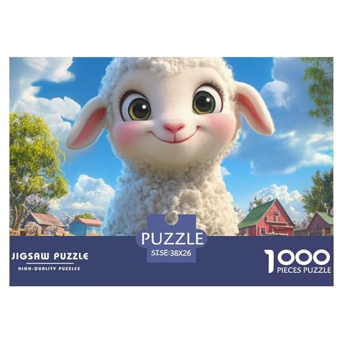 Lamm 1000 Teile Unmöglich Puzzles Ab 14 Jahren, Teile Passen Perfekt Zusammen, Geschicklichkeitsspiel, Premium Quality, Pädagogisches 38x26cm/1000pcs Lamm 1000 Teile Unmöglich Puzzles Ab 14 Jahren, Teile Passen Perfekt Zusammen, Geschicklichkeitsspiel, Premium Quality, Pädagogisches 38x26cm/1000pcs von QIAVXZIP
