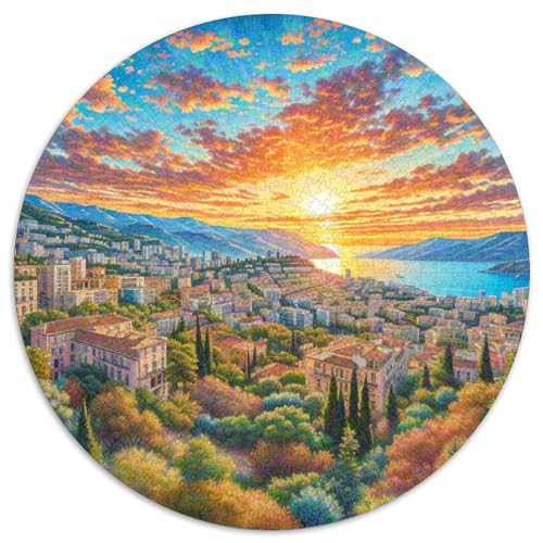 Las Médulas 1000 PCS Puzzle Kreisförmige EinzigKunst ige Puzzle Schwieriges Großes Stressabbau-Spielzeug Geeignet 1000pcs (67.5x67.5cm) von QIAVXZIP