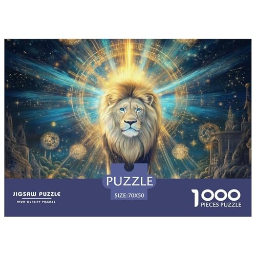 Löwen 1000 Teile Klassische Puzzle Ab 14 Jahren, Teile Passen Perfekt Zusammen, Geschicklichkeitsspiel, Premium Quality, Pädagogisches 70x50cm/1000pcs Löwen 1000 Teile Klassische Puzzle Ab 14 Jahren, Teile Passen Perfekt Zusammen, Geschicklichkeitsspiel, Premium Quality, Pädagogisches 70x50cm/1000pcs von QIAVXZIP