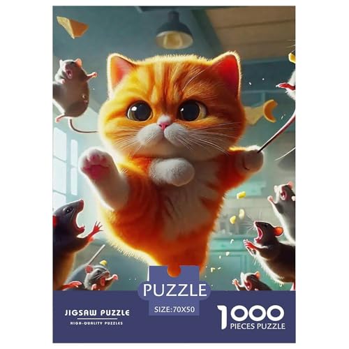 Maus 1000 Teile Klassische Puzzle Tier Ab 14 Jahren, Teile Passen Perfekt Zusammen, Geschicklichkeitsspiel, Perfekt Für Spieleabende, Pädagogisches 70x50cm/1000pcs Maus 1000 Teile Klassische Puzzle Tier Ab 14 Jahren, Teile Passen Perfekt Zusammen, Geschicklichkeitsspiel, Perfekt Für Spieleabende, Pädagogisches 70x50cm/1000pcs von QIAVXZIP