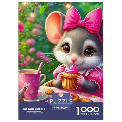 Maus 1000 Teile Unmöglich Puzzles Tier Für Die Ganze Familie, Teile Passen Perfekt Zusammen, Geschicklichkeitsspiel, Perfekt Für Spieleabende, Stressabbau-Spielzeug 38x26cm/1000pcs Maus 1000 Teile Unmöglich Puzzles Tier Für Die Ganze Familie, Teile Passen Perfekt Zusammen, Geschicklichkeitsspiel, Perfekt Für Spieleabende, Stressabbau-Spielzeug 38x26cm/1000pcs von QIAVXZIP