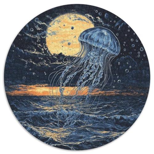 Medulen 1000 Teile Puzzle Runde Puzzles Schwieriges Großes Stressabbau-Spielzeug Geeignet 1000pcs (67.5x67.5cm) von QIAVXZIP