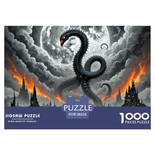 Medusa Sonnenblumen 1000 Teile Klassische Puzzle, Teile Passen Perfekt Zusammen, Geschicklichkeitsspiel, Premium Quality, Stressabbau-Spielzeug 38x26cm/1000pcs von QIAVXZIP