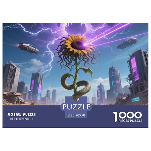Medusa Sonnenblumen 1000 Teile Schwieriges Großes Puzzle, Teile Passen Perfekt Zusammen, Geschicklichkeitsspiel, Perfekt Für Spieleabende, Pädagogisches 70x50cm/1000pcs Medusa Sonnenblumen 1000 Teile Schwieriges Großes Puzzle, Teile Passen Perfekt Zusammen, Geschicklichkeitsspiel, Perfekt Für Spieleabende, Pädagogisches 70x50cm/1000pcs von QIAVXZIP