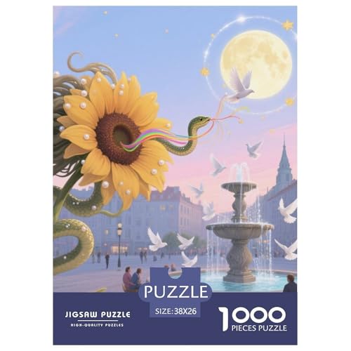Medusa Sonnenblumen 1000 Teile Unmöglich Puzzles, Familien, Teile Passen Perfekt Zusammen, Geschicklichkeitsspiel, Premium Quality, Stressabbau-Spielzeug 38x26cm/1000pcs Medusa Sonnenblumen 1000 Teile Unmöglich Puzzles, Familien, Teile Passen Perfekt Zusammen, Geschicklichkeitsspiel, Premium Quality, Stressabbau-Spielzeug 38x26cm/1000pcs von QIAVXZIP