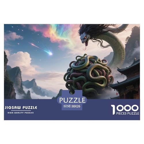 Medusa Sonnenblumen 1000 Teile Unmöglich Puzzles, Teile Passen Perfekt Zusammen, Geschicklichkeitsspiel, Perfekt Für Spieleabende, Pädagogisches 38x26cm/1000pcs Medusa Sonnenblumen 1000 Teile Unmöglich Puzzles, Teile Passen Perfekt Zusammen, Geschicklichkeitsspiel, Perfekt Für Spieleabende, Pädagogisches 38x26cm/1000pcs von QIAVXZIP