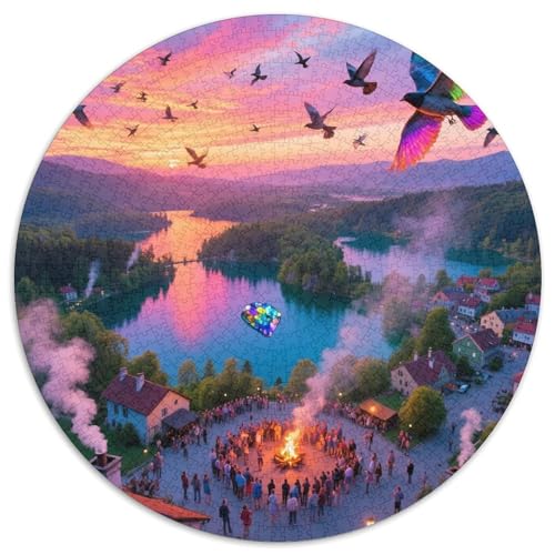 Nationalpark Plitvicer Seen 1000 Teile Künstlerisches Jigsaw Puzzle Kreisförmige EinzigKunst ige Puzzle Schwieriges Großes Stressabbau-Spielzeug Für Erwachsene Kinder Kreativ 1000pcs (67.5x67.5cm) Nationalpark Plitvicer Seen 1000 Teile Künstlerisches Jigsaw Puzzle Kreisförmige EinzigKunst ige Puzzle Schwieriges Großes Stressabbau-Spielzeug Für Erwachsene Kinder Kreativ 1000pcs (67.5x67.5cm) von QIAVXZIP