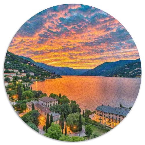 Naturpark Cabo de Gata-Níjar 1000 PCS Puzzle Runde Puzzles Schwieriges Großes Stressabbau-Spielzeug Für Erwachsene Und Kinder 1000pcs (67.5x67.5cm) von QIAVXZIP