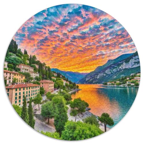 Naturpark Cabo de Gata-Níjar 1000 PCS Puzzle Rundes Puzzle Schwieriges Großes Stressabbau-Spielzeug Für Erwachsene Kinder Kreativ 1000pcs (67.5x67.5cm) von QIAVXZIP