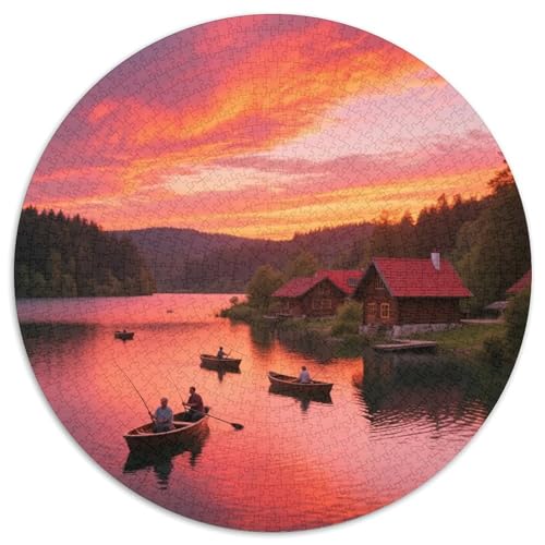 Naturpark Cabo de Gata-Níjar 1000 Teile Künstlerisches Jigsaw Puzzle Rundpuzzle Schwieriges Großes Stressabbau-Spielzeug Geeignet 1000pcs (67.5x67.5cm) von QIAVXZIP