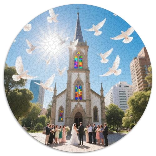 Naturpark Cabo de Gata-Níjar 1000 Teile Puzzle Runde Puzzles Schwieriges Großes Stressabbau-Spielzeug Geeignet 1000pcs (67.5x67.5cm) von QIAVXZIP