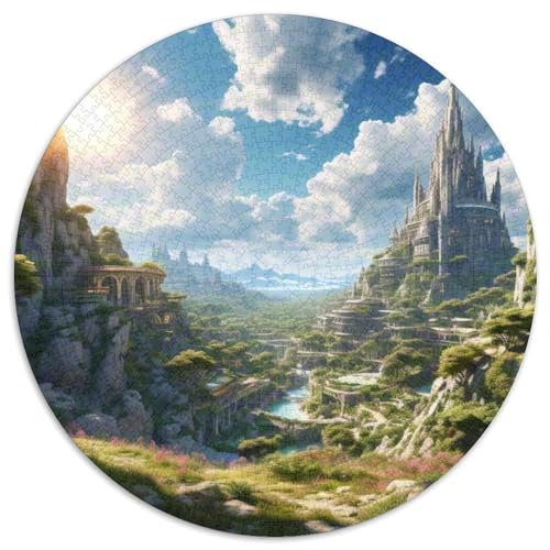 Naturpark Cabo de Gata-Níjar 1000 Teile Puzzle Rundes Puzzle Schwieriges Großes Stressabbau-Spielzeug Für Erwachsene Kinder Kreativ 1000pcs (67.5x67.5cm) von QIAVXZIP