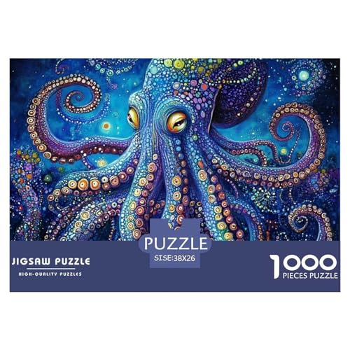 Octopus 1000 Teile Unmöglich Puzzles Für Erwachsene Und Kinder, Teile Passen Perfekt Zusammen, Geschicklichkeitsspiel, Premium Quality, Stressabbau-Spielzeug 38x26cm/1000pcs Octopus 1000 Teile Unmöglich Puzzles Für Erwachsene Und Kinder, Teile Passen Perfekt Zusammen, Geschicklichkeitsspiel, Premium Quality, Stressabbau-Spielzeug 38x26cm/1000pcs von QIAVXZIP