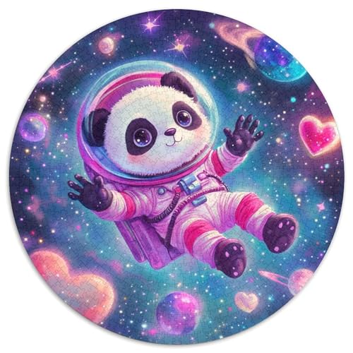 Panda 1000 PCS Puzzle Runde Puzzles Schwieriges Großes Stressabbau-Spielzeug Geeignet 1000pcs (67.5x67.5cm) von QIAVXZIP