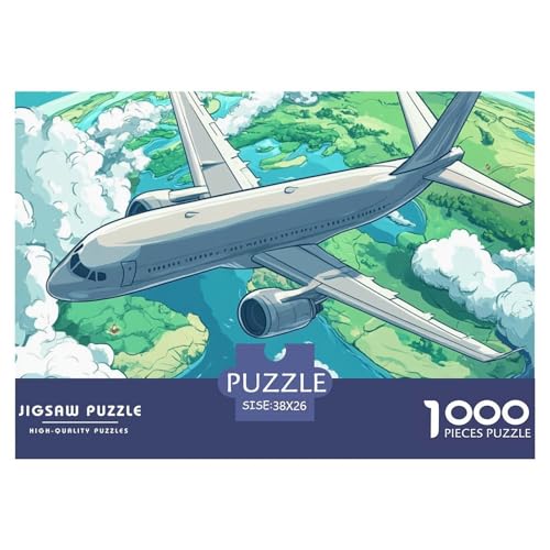 Passagierflugzeuge 1000 Teile Klassische Puzzle Ab 14 Jahren, Teile Passen Perfekt Zusammen, Geschicklichkeitsspiel, Premium Quality, Pädagogisches 38x26cm/1000pcs Passagierflugzeuge 1000 Teile Klassische Puzzle Ab 14 Jahren, Teile Passen Perfekt Zusammen, Geschicklichkeitsspiel, Premium Quality, Pädagogisches 38x26cm/1000pcs von QIAVXZIP