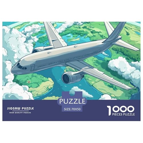 Passagierflugzeuge 1000 Teile Unmöglich Puzzles Ab 14 Jahren, Teile Passen Perfekt Zusammen, Geschicklichkeitsspiel, Perfekt Für Spieleabende, Pädagogisches 70x50cm/1000pcs Passagierflugzeuge 1000 Teile Unmöglich Puzzles Ab 14 Jahren, Teile Passen Perfekt Zusammen, Geschicklichkeitsspiel, Perfekt Für Spieleabende, Pädagogisches 70x50cm/1000pcs von QIAVXZIP