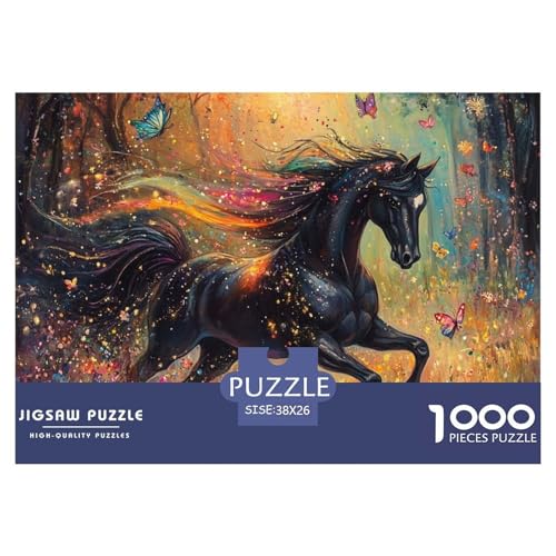 Pferd 1000 Teile Unmöglich Puzzles Ab 14 Jahren, Teile Passen Perfekt Zusammen, Geschicklichkeitsspiel, Perfekt Für Spieleabende, Stressabbau-Spielzeug 38x26cm/1000pcs Pferd 1000 Teile Unmöglich Puzzles Ab 14 Jahren, Teile Passen Perfekt Zusammen, Geschicklichkeitsspiel, Perfekt Für Spieleabende, Stressabbau-Spielzeug 38x26cm/1000pcs von QIAVXZIP