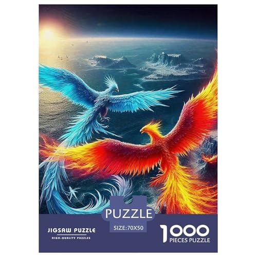 Phoenix 1000 Teile Klassische Puzzle Tier Ab 14 Jahren, Teile Passen Perfekt Zusammen, Geschicklichkeitsspiel, Perfekt Für Spieleabende, Pädagogisches 70x50cm/1000pcs Phoenix 1000 Teile Klassische Puzzle Tier Ab 14 Jahren, Teile Passen Perfekt Zusammen, Geschicklichkeitsspiel, Perfekt Für Spieleabende, Pädagogisches 70x50cm/1000pcs von QIAVXZIP