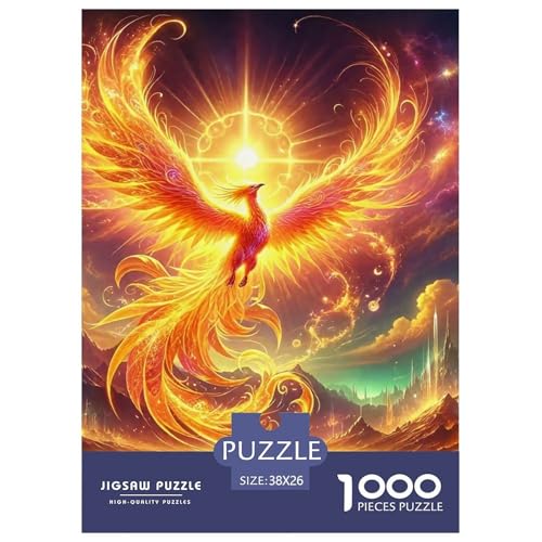 Phoenix 1000 Teile Klassische Puzzle Tier Ab 14 Jahren, Teile Passen Perfekt Zusammen, Geschicklichkeitsspiel, Premium Quality, Pädagogisches 38x26cm/1000pcs Phoenix 1000 Teile Klassische Puzzle Tier Ab 14 Jahren, Teile Passen Perfekt Zusammen, Geschicklichkeitsspiel, Premium Quality, Pädagogisches 38x26cm/1000pcs von QIAVXZIP