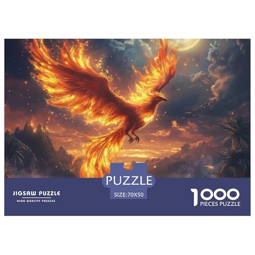 Phoenix 1000 Teile Unmöglich Puzzles Ab 14 Jahren, Teile Passen Perfekt Zusammen, Geschicklichkeitsspiel, Perfekt Für Spieleabende, Pädagogisches 70x50cm/1000pcs Phoenix 1000 Teile Unmöglich Puzzles Ab 14 Jahren, Teile Passen Perfekt Zusammen, Geschicklichkeitsspiel, Perfekt Für Spieleabende, Pädagogisches 70x50cm/1000pcs von QIAVXZIP