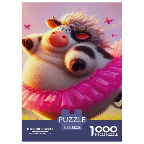 Rinder 1000 Teile Klassische Puzzle Tier Ab 14 Jahren, Teile Passen Perfekt Zusammen, Geschicklichkeitsspiel, Perfekt Für Spieleabende, Pädagogisches 38x26cm/1000pcs Rinder 1000 Teile Klassische Puzzle Tier Ab 14 Jahren, Teile Passen Perfekt Zusammen, Geschicklichkeitsspiel, Perfekt Für Spieleabende, Pädagogisches 38x26cm/1000pcs von QIAVXZIP
