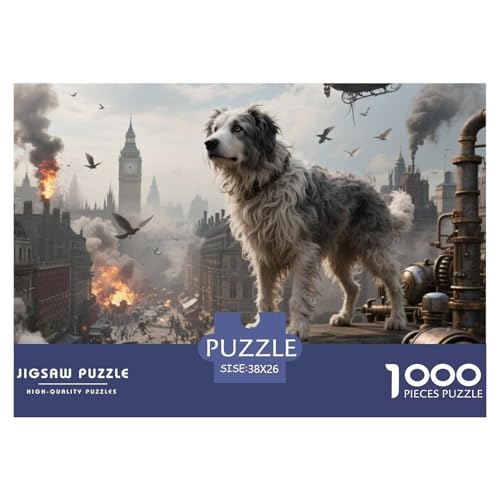 Schäferhund 1000 Teile Klassische Puzzle, Teile Passen Perfekt Zusammen, Geschicklichkeitsspiel, Perfekt Für Spieleabende, Pädagogisches 38x26cm/1000pcs Schäferhund 1000 Teile Klassische Puzzle, Teile Passen Perfekt Zusammen, Geschicklichkeitsspiel, Perfekt Für Spieleabende, Pädagogisches 38x26cm/1000pcs von QIAVXZIP