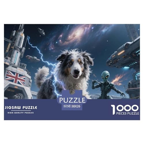 Schäferhund 1000 Teile Klassische Puzzle, Teile Passen Perfekt Zusammen, Geschicklichkeitsspiel, Perfekt Für Spieleabende, Stressabbau-Spielzeug 38x26cm/1000pcs Schäferhund 1000 Teile Klassische Puzzle, Teile Passen Perfekt Zusammen, Geschicklichkeitsspiel, Perfekt Für Spieleabende, Stressabbau-Spielzeug 38x26cm/1000pcs von QIAVXZIP