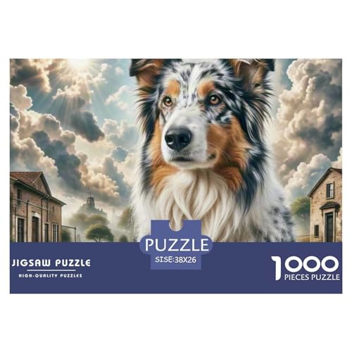 Schäferhund 1000 Teile Klassische Puzzle, Teile Passen Perfekt Zusammen, Geschicklichkeitsspiel, Premium Quality, Stressabbau-Spielzeug 38x26cm/1000pcs Schäferhund 1000 Teile Klassische Puzzle, Teile Passen Perfekt Zusammen, Geschicklichkeitsspiel, Premium Quality, Stressabbau-Spielzeug 38x26cm/1000pcs von QIAVXZIP