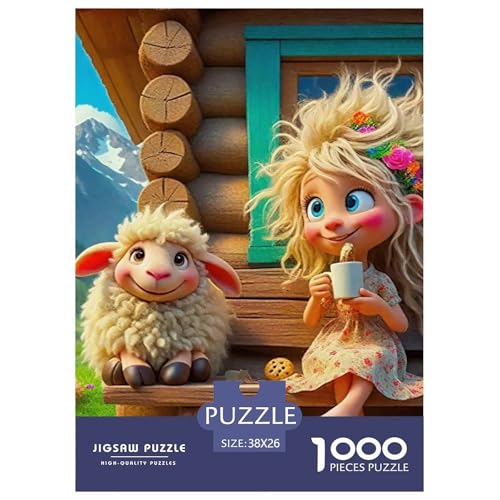 Schafe 1000 Teile Klassische Puzzle Tier Ab 14 Jahren, Teile Passen Perfekt Zusammen, Geschicklichkeitsspiel, Perfekt Für Spieleabende, Pädagogisches 38x26cm/1000pcs Schafe 1000 Teile Klassische Puzzle Tier Ab 14 Jahren, Teile Passen Perfekt Zusammen, Geschicklichkeitsspiel, Perfekt Für Spieleabende, Pädagogisches 38x26cm/1000pcs von QIAVXZIP