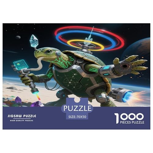 Schildkröte 1000 Teile Klassische Puzzle Tier Ab 14 Jahren, Teile Passen Perfekt Zusammen, Geschicklichkeitsspiel, Premium Quality, Pädagogisches 70x50cm/1000pcs Schildkröte 1000 Teile Klassische Puzzle Tier Ab 14 Jahren, Teile Passen Perfekt Zusammen, Geschicklichkeitsspiel, Premium Quality, Pädagogisches 70x50cm/1000pcs von QIAVXZIP