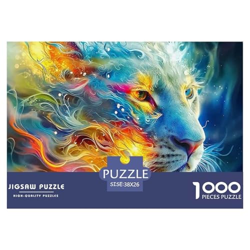 Schneeleopard 1000 Teile Klassische Puzzle Tier Ab 14 Jahren, Teile Passen Perfekt Zusammen, Geschicklichkeitsspiel, Premium Quality, Pädagogisches 38x26cm/1000pcs Schneeleopard 1000 Teile Klassische Puzzle Tier Ab 14 Jahren, Teile Passen Perfekt Zusammen, Geschicklichkeitsspiel, Premium Quality, Pädagogisches 38x26cm/1000pcs von QIAVXZIP