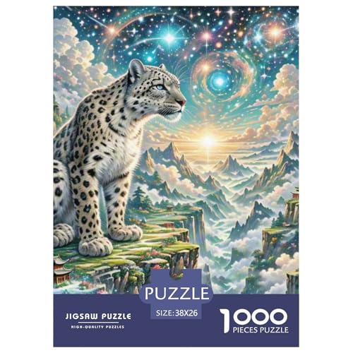 Schneeleopard auf Cliff 1000 Teile Unmöglich Puzzles Tier, Teile Passen Perfekt Zusammen, Geschicklichkeitsspiel, Premium Quality, Stressabbau-Spielzeug 38x26cm/1000pcs Schneeleopard auf Cliff 1000 Teile Unmöglich Puzzles Tier, Teile Passen Perfekt Zusammen, Geschicklichkeitsspiel, Premium Quality, Stressabbau-Spielzeug 38x26cm/1000pcs von QIAVXZIP