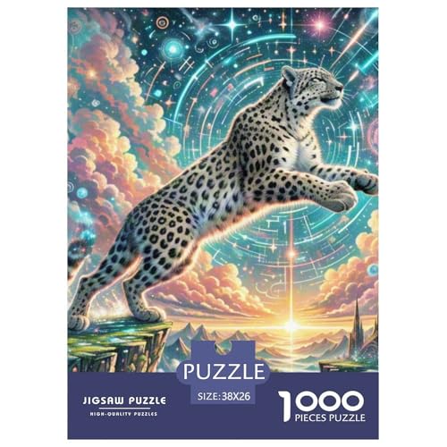 Schneeleopard auf Cliff 1000 Teile Unmöglich Puzzles Tier Und Kinder, Teile Passen Perfekt Zusammen, Geschicklichkeitsspiel, Perfekt Für Spieleabende, Pädagogisches 38x26cm/100 Schneeleopard auf Cliff 1000 Teile Unmöglich Puzzles Tier Und Kinder, Teile Passen Perfekt Zusammen, Geschicklichkeitsspiel, Perfekt Für Spieleabende, Pädagogisches 38x26cm/100 von QIAVXZIP